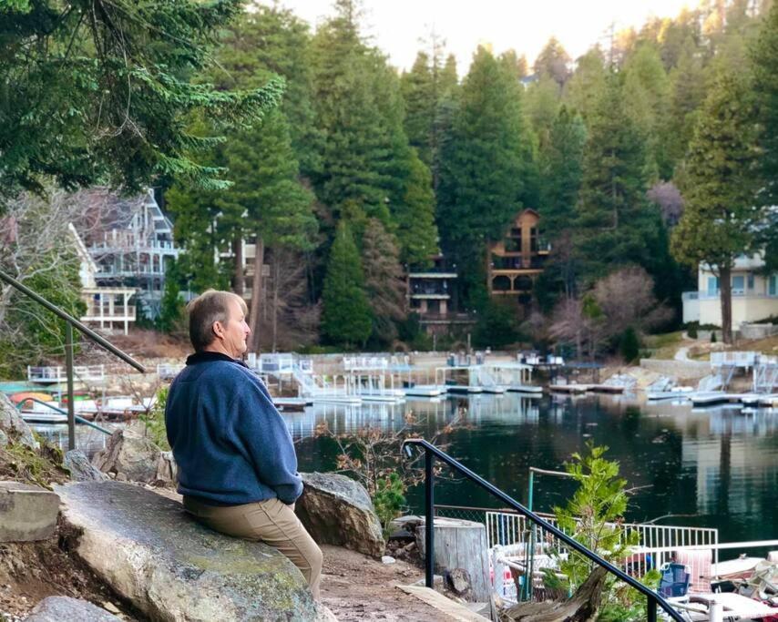 Glimmer Chalet Treetop A-Frame Cabin Lake View Lake Arrowhead Eksteriør bilde
