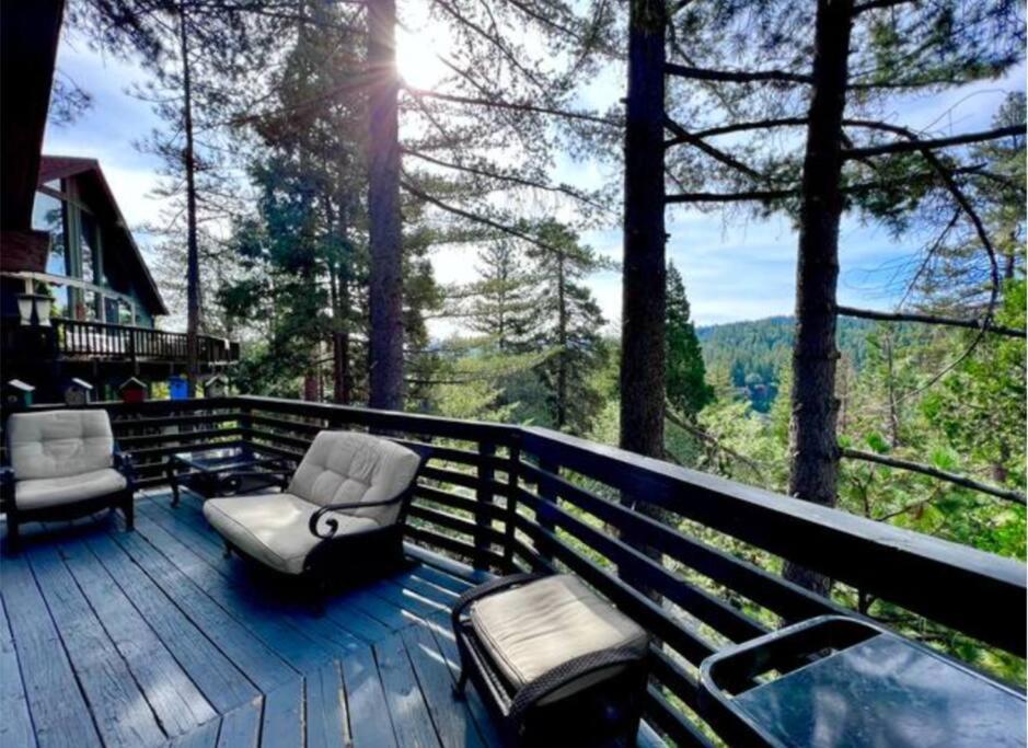 Glimmer Chalet Treetop A-Frame Cabin Lake View Lake Arrowhead Eksteriør bilde