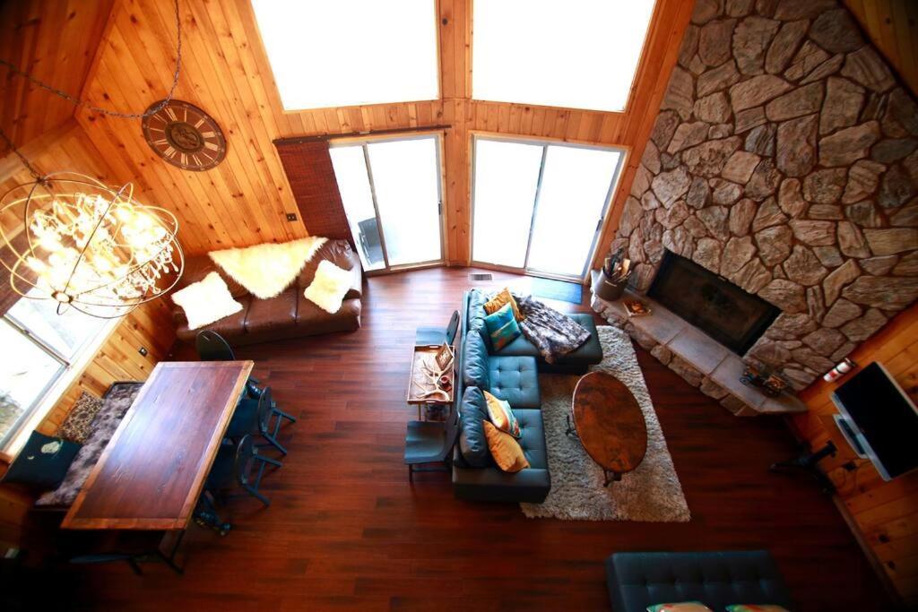 Glimmer Chalet Treetop A-Frame Cabin Lake View Lake Arrowhead Eksteriør bilde